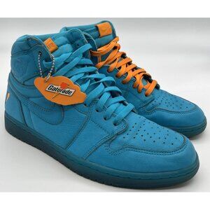 Size 10 - Jordan 1 Retro High OG G8RD Gatorade Pack - Blue Lagoon || AJ5997-455